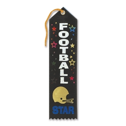 Football Star Award Ribbon