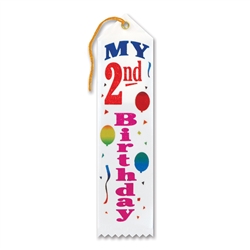 My 2nd Birthday Award Ribbon