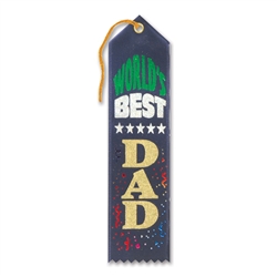 World's Best Dad Award Ribbon