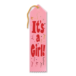 It's a Girl Award Ribbon