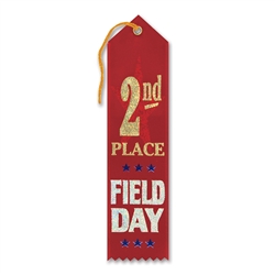 2nd Place Field Day Award Ribbon