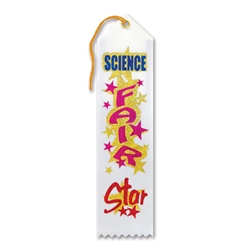 Science Fair Star Award Ribbon