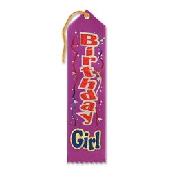 Birthday Girl Award Ribbon