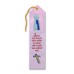 Jesus Is A Friend Inspirational Ribbon
