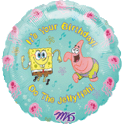 18" Spongebob It's Your Birthday Foil/Mylar Balloon
