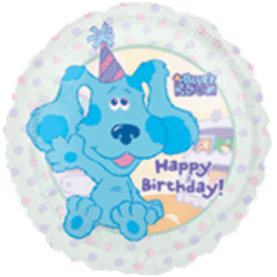 18" Blue's Room Happy Birthday Foil/Mylar Balloon