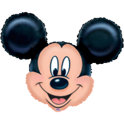 27" x 21" Mickey Mouse Head Shape Balloon