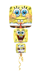 38" Spongebob Stack Foil/Mylar Balloon