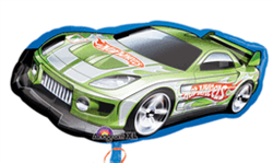 36" Hot Wheels Green Racer Foil/Mylar Balloon