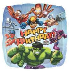 18" Super Hero Squad Foil/Mylar Balloon