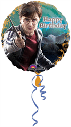 18" Happy Birthday Harry Potter Foil/Mylar Balloon