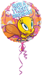 18" Tweety Happy Birthday Foil/Mylar Balloon