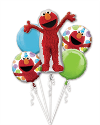 Elmo Birthday Bouquet with Ribbon