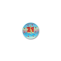 21 & Terrific Satin Button