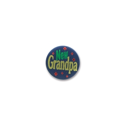New Grandpa Satin Button