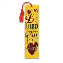 Love The Lord Jeweled Bookmark Ribbon