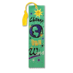 Change The World Jeweled Bookmark Ribbon