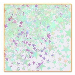 Iridescent Stars Confetti