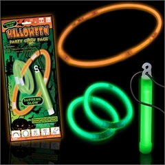 Halloween Glow Necklace, Glow Bracelet and Lightstick for Sale