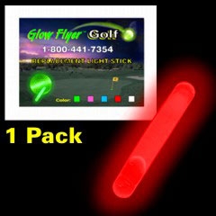 RED REPLACEMENT GLOW STICK FOR THE GLOW FLYER GOLF BALL