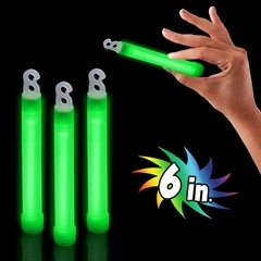 6'' GREEN PREMIUM GLOW STICKS