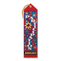 Participation Award Jeweled Ribbon