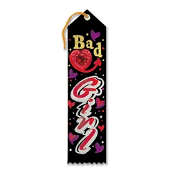 Bad Girl Jeweled Ribbon