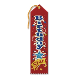 Birthday Star Jeweled Ribbon