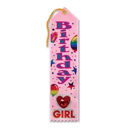 Birthday Girl Jeweled Ribbon