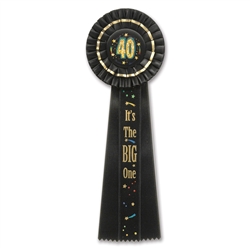 40 It's The Big One Deluxe Rosette