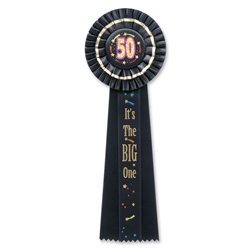 50 It's The Big One Deluxe Rosette