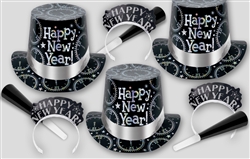 Black & Silver New Year's COUNTDOWN Assortment