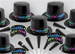 New Year's Eve Party Favors, Hats, Tiaras, Horns, Kits for Sale