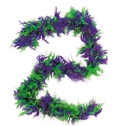 Mardi Gras Fancy Feather Boa | Party Supplies