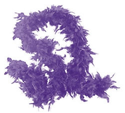 Purple Fancy Feather Boa | Party Supplies