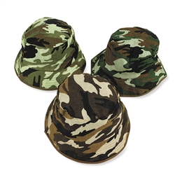 CHILD'S CAMOUFLAGE BUCKET HATS