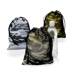 CAMOUFLAGE DRAWSTRING BAG