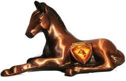 Bronze Resting Foal | Kentucky Derby Party Supplies