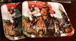 7" Kentucky Derby Artwork Plates | Kentucky Derby Party Supplies