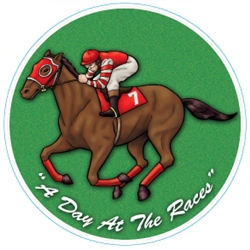 Day at the Races Horse and Jockey Coaster | Kentucky Derby Tableware