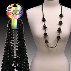 Black Top Hat Beads