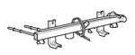 Saab 99-00 9.5 4CYLFUEL RAIL 30586674