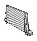 Saab 99-03 9.5 V6 INTERCOOLER 4726568