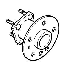 Saab 9.3 99-02 REAR WHEEL BEARING 4839122