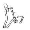 Saab 9.3 99-02 SEAT BELT 3D LF 5014451