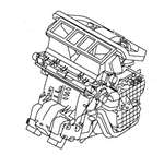 Saab 2004 9.5 HEATER BOX ASSY FROM VIN  43010217- 5048962