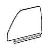 Saab 9.3 99-02 WINDOW GLASS 3DR LF 5181110