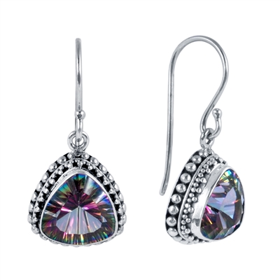 Sterling Silver Mystic Topaz Earrings