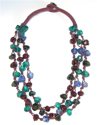 Berry Baubles Glass Necklace