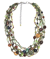 Ever Green Glass Necklace